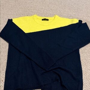 Men's Yellow and Black Sweater
